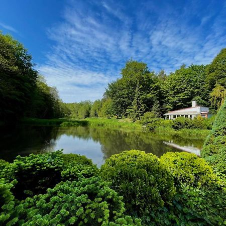 Domek W Glebi Lasu Nad Stawem Wierszyno Экстерьер фото